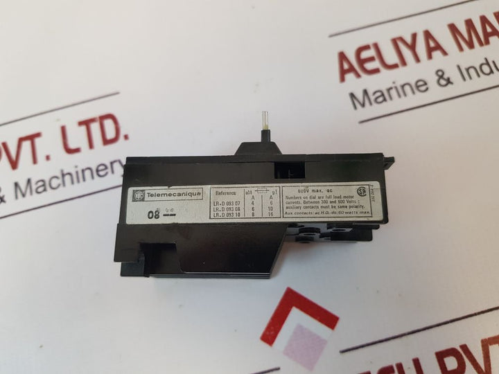 Telemecanique Lr1-d09 308 Thermal Overload Relay
