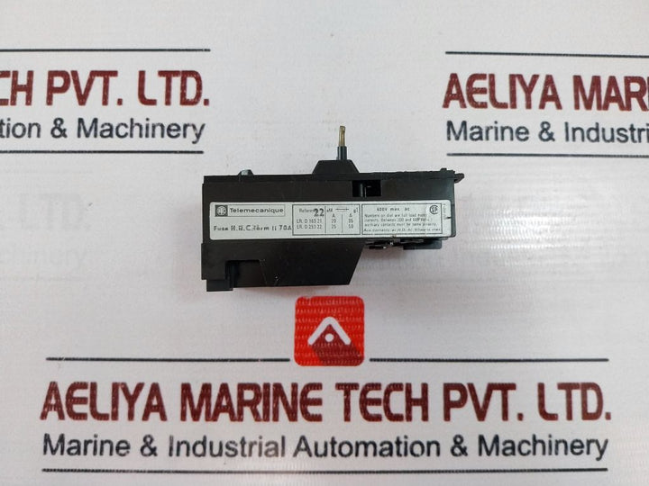 Telemecanique Lr1-d25322 Overload Relay 300-600Volts