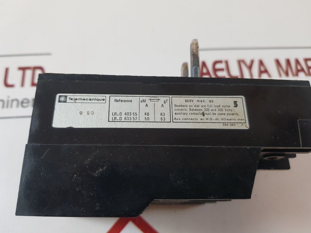 Telemecanique Lr1-d40 Thermal Overload Relay