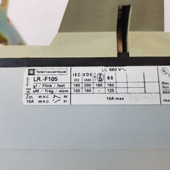 Telemecanique lr1-f105 thermal overload relay