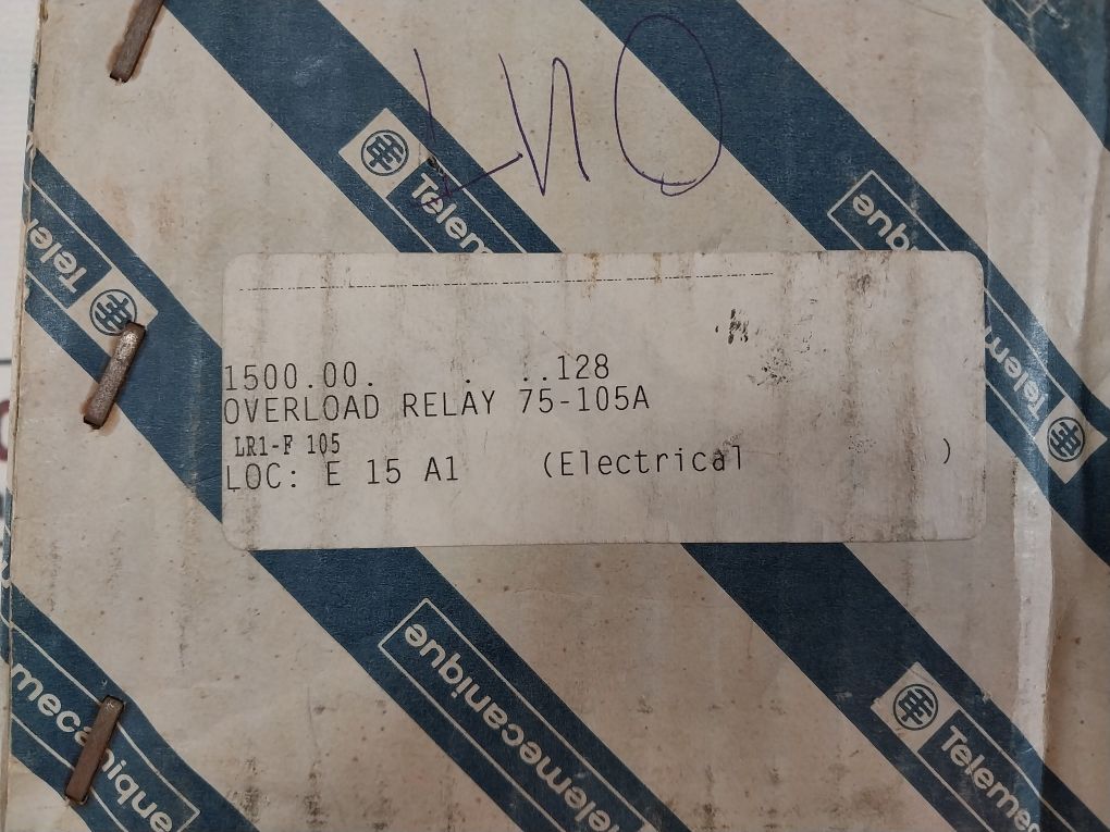 Telemecanique Lr1-f 105 Thermal Overload Relay 600V A.C