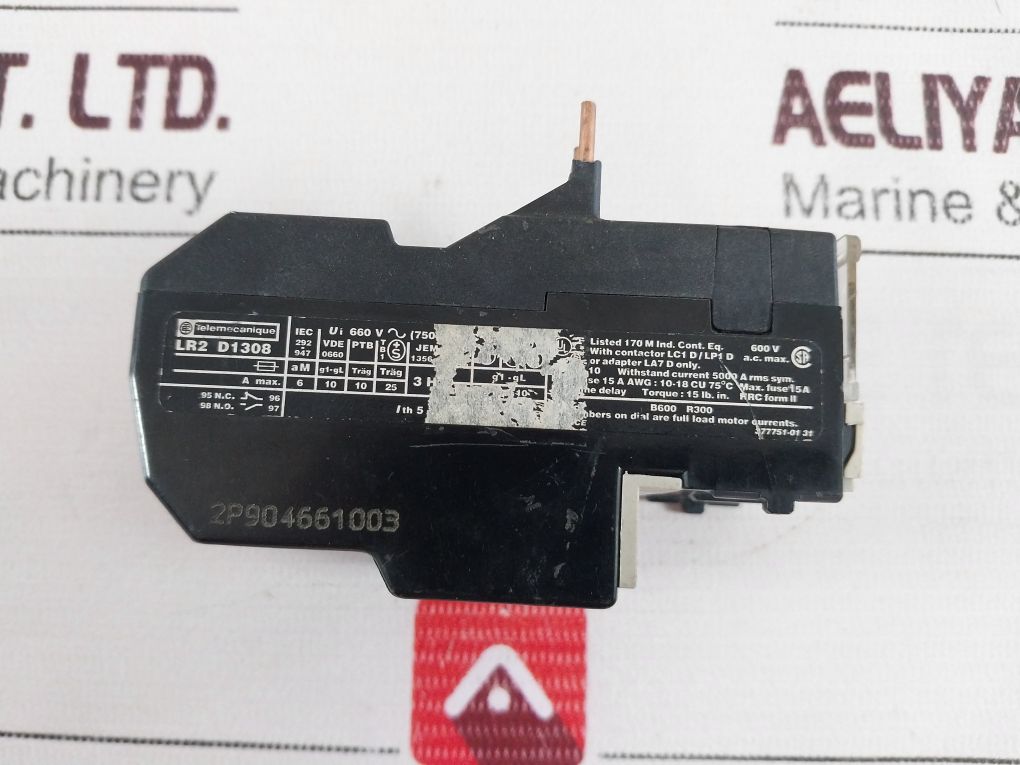 Telemecanique Lr2 D13 Thermal Overload Protection Relay With Adapter La7 D