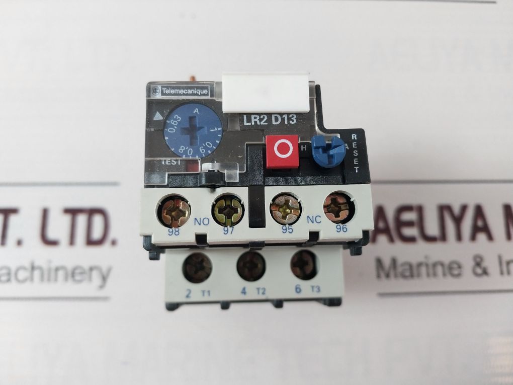 Telemecanique Lr2 D1305 Thermal Overload Relay 0,63-1 A