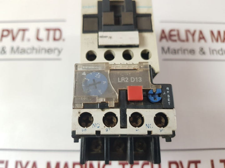 Telemecanique Lr2 D13 Thermal Overload Relay With Chint Nc1 1210 Contactor