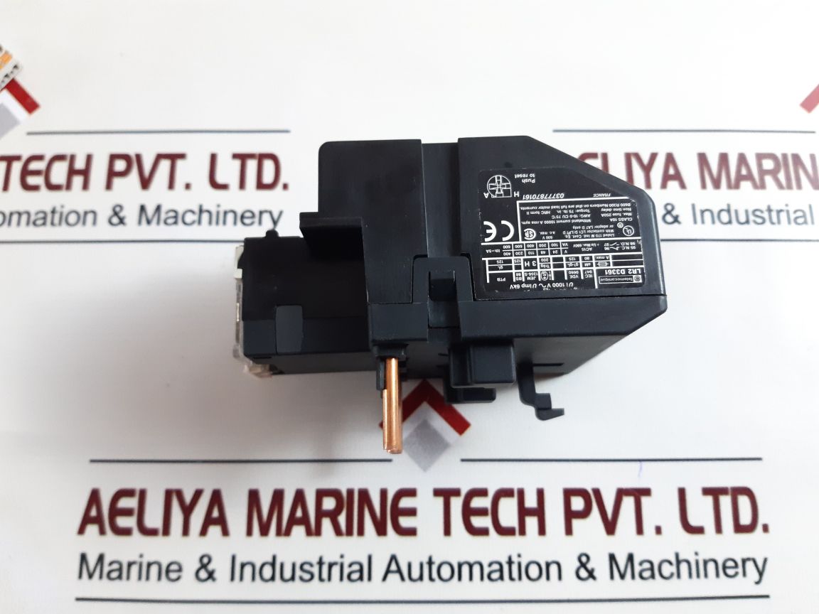 Telemecanique lr2 d3361 overload relay 1000v