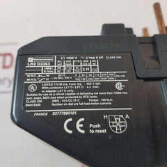Telemecanique Lr2 D3363 Thermal Overload Relay
