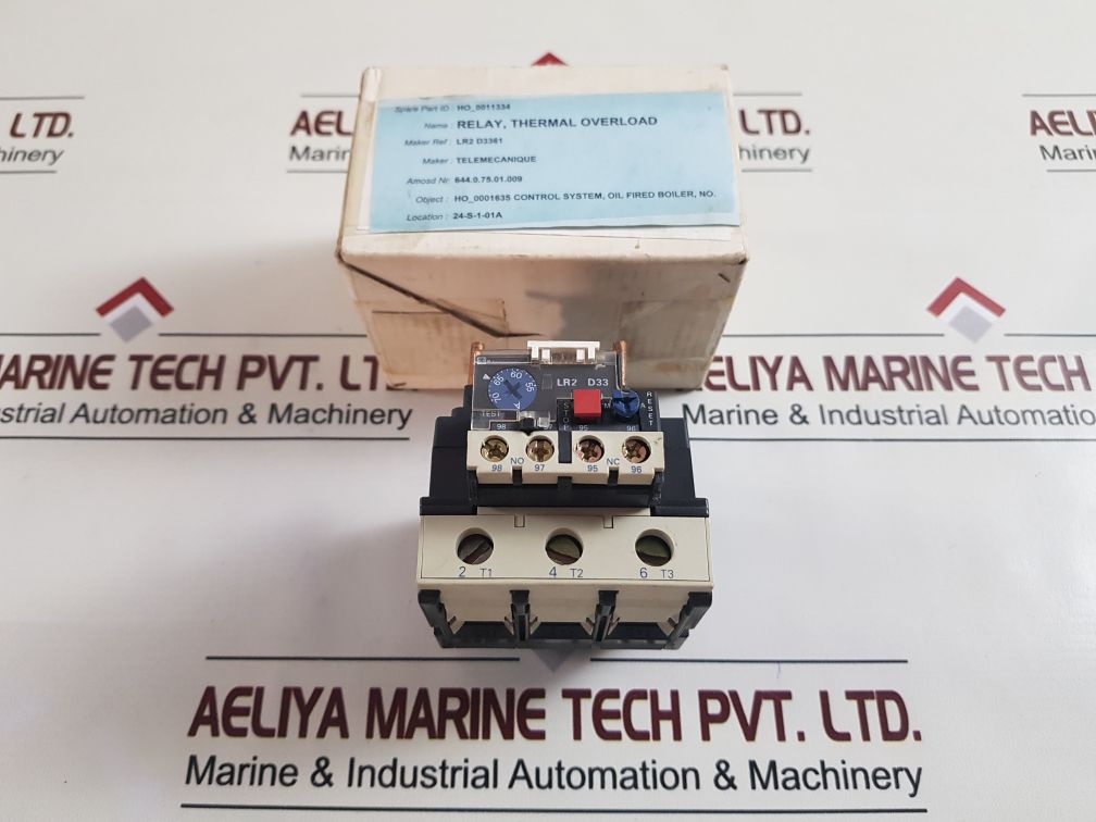 Telemecanique Lr2 D3361 Thermal Overload Relay
