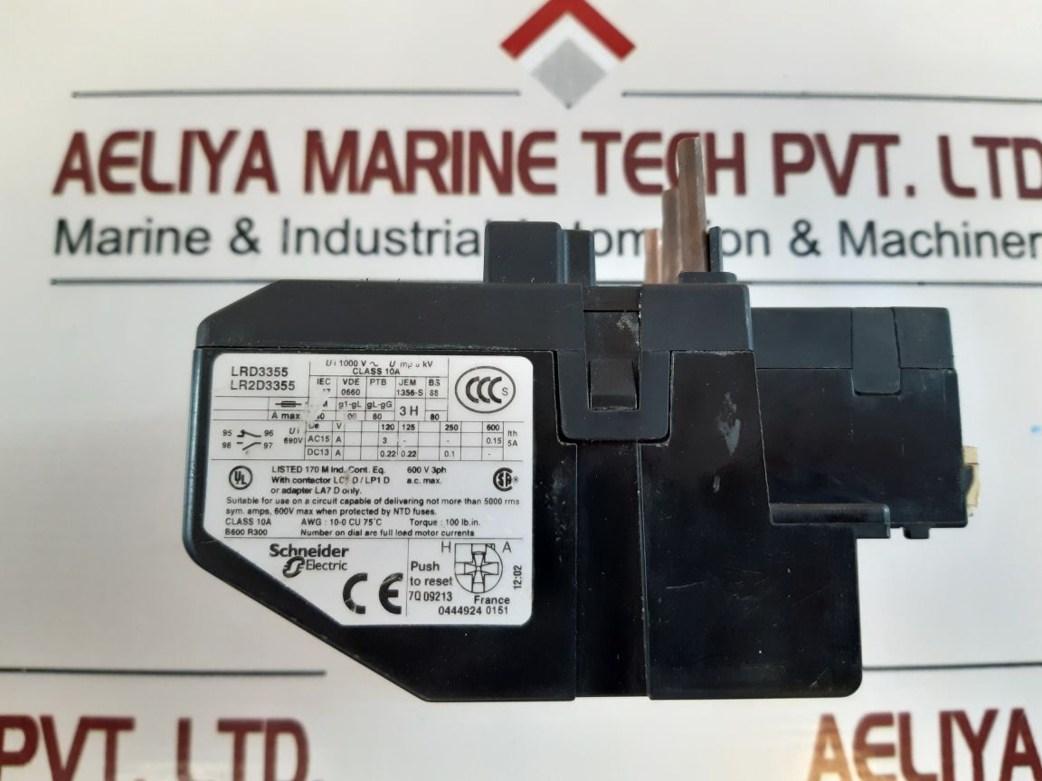 Telemecanique Lr2D33 Overload Relay