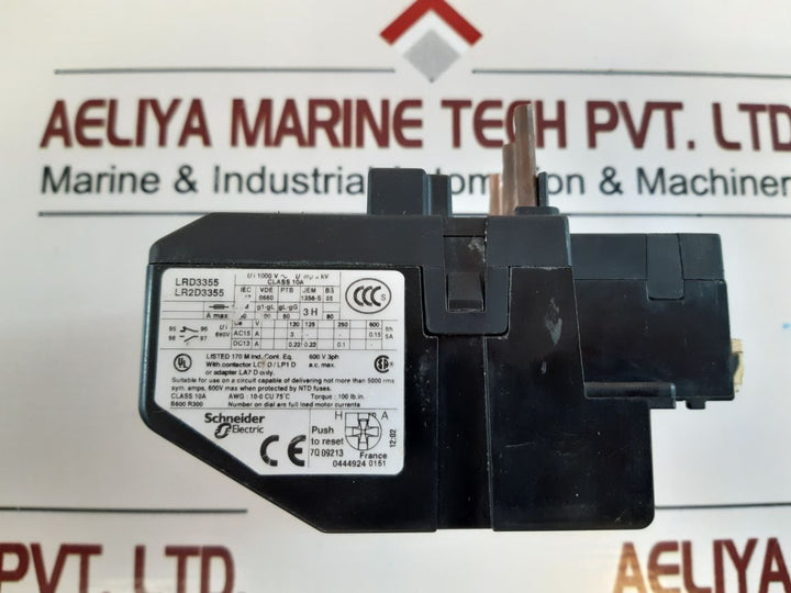 Telemecanique Lr2D33 Overload Relay
