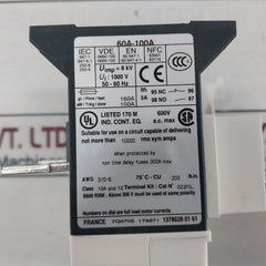 Telemecanique Lr9 D 5367 Thermal Overload Relay Class 10/10A 600 Vac