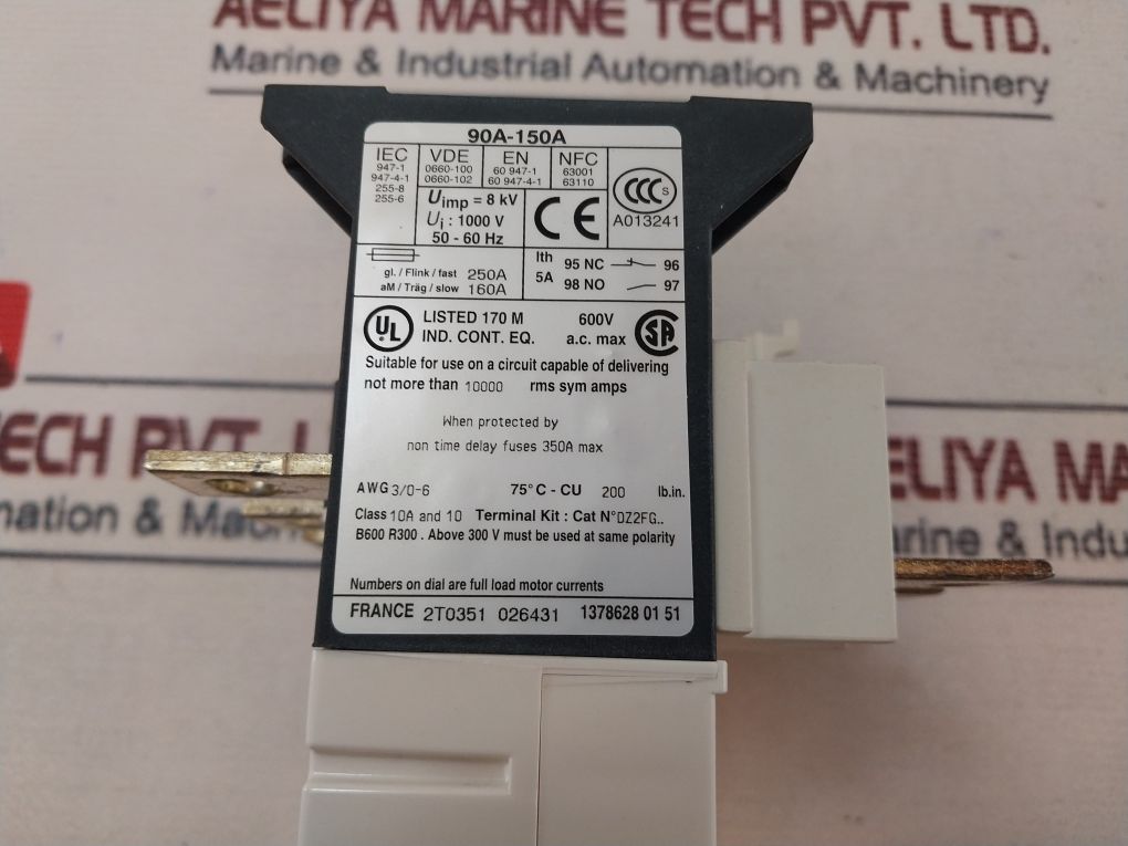 Telemecanique Lr9 D 5369 Thermal Overload Relay