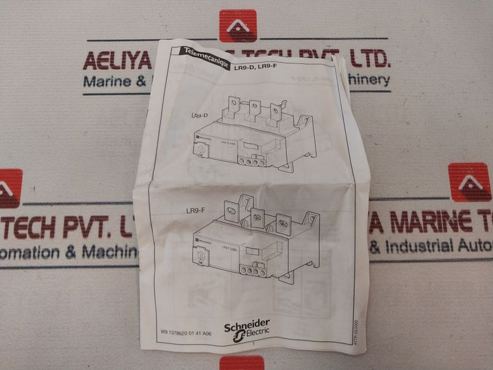 Telemecanique Lr9 D 5369 Thermal Overload Relay