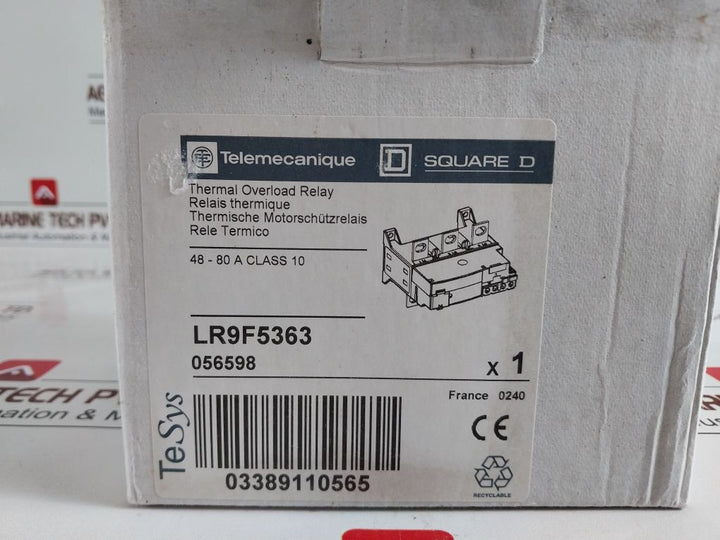 Telemecanique Lr9 F 5363 Thermal Overload Relay