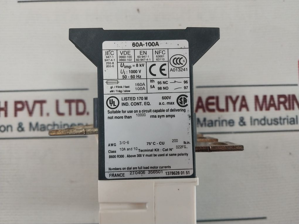Telemecanique LR9 F 5367 Square D Thermal Overload Relay 600V A.C. 50-60Hz