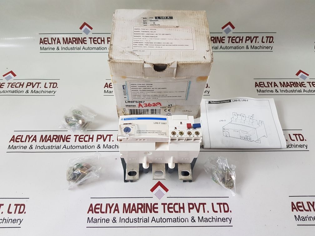 Telemecanique Lr9 F 5367 Thermal Overload Relay