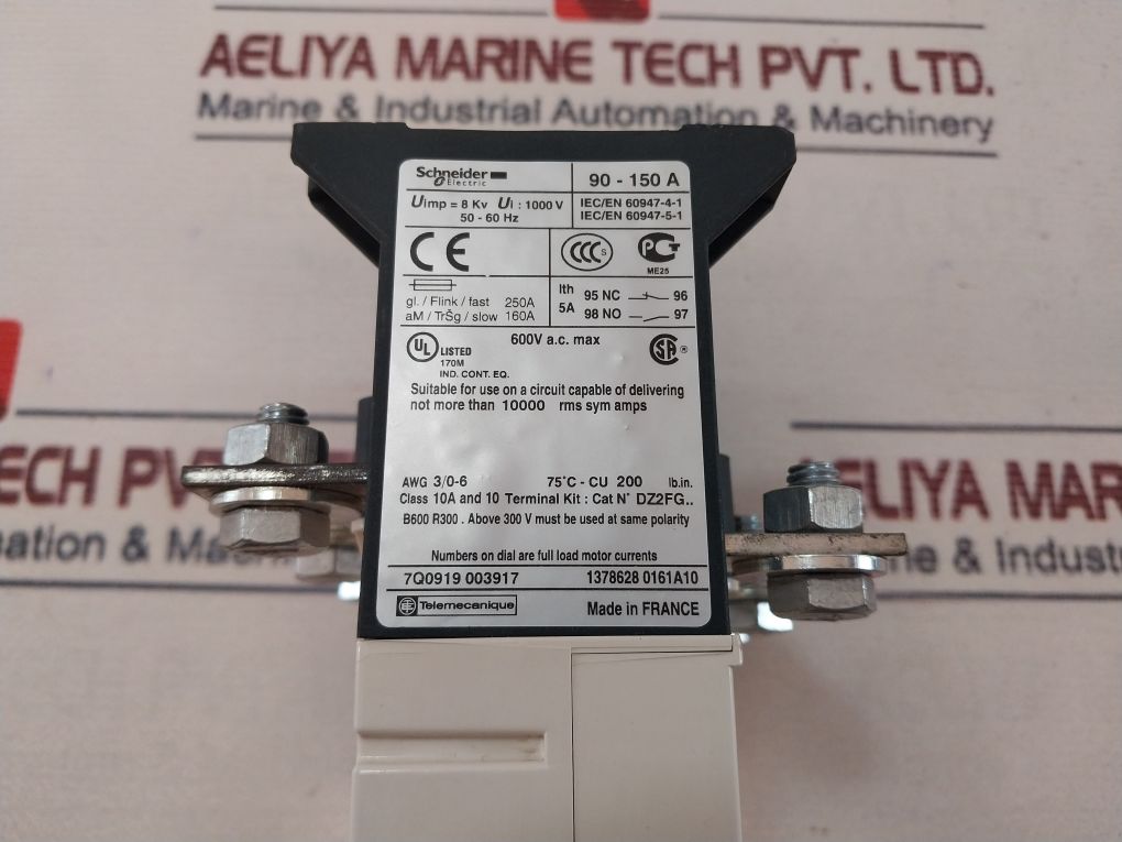 Telemecanique Lr9 F 5369 Thermal Overload Relay 50-60Hz
