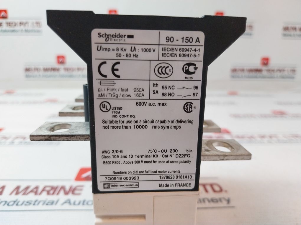 Telemecanique Lr9 F 5369 Thermal Overload Relay 600V