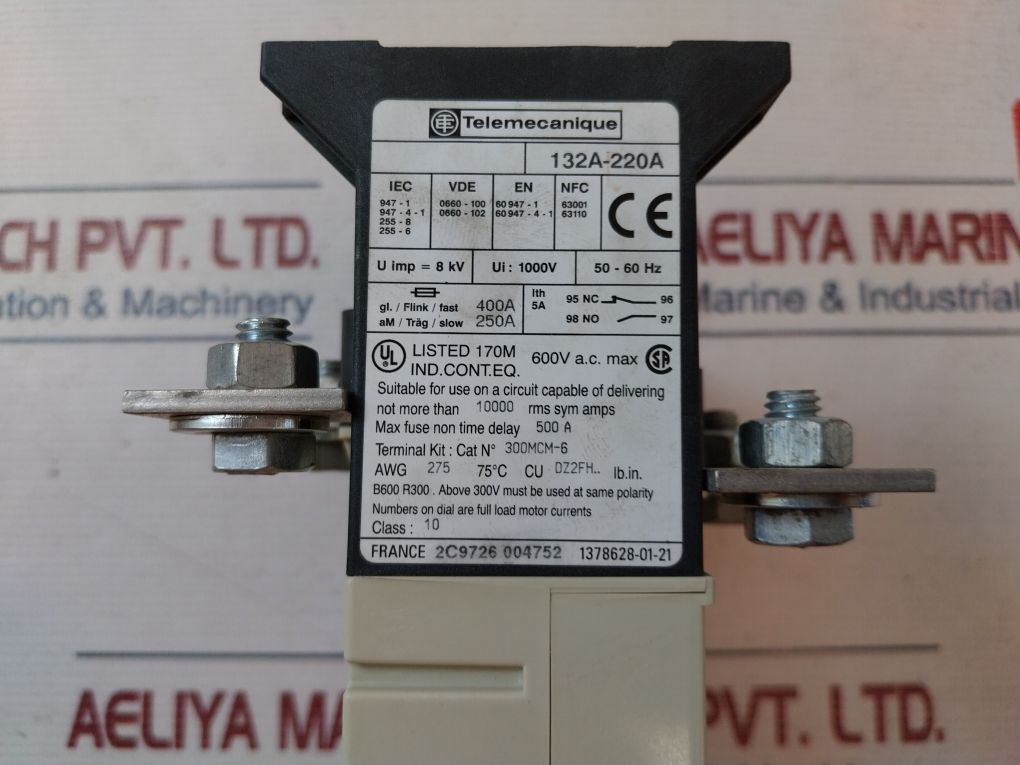 Telemecanique Lr9 F 5371 Thermal Overload Relay 5A