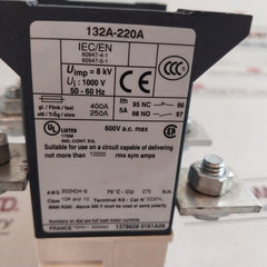 Telemecanique Lr9 F 5371 Thermal Overload Relay 132A-220A