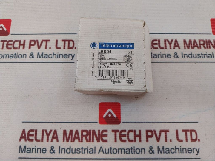 Telemecanique Lrd 04 Thermal Overload Relay Class 10