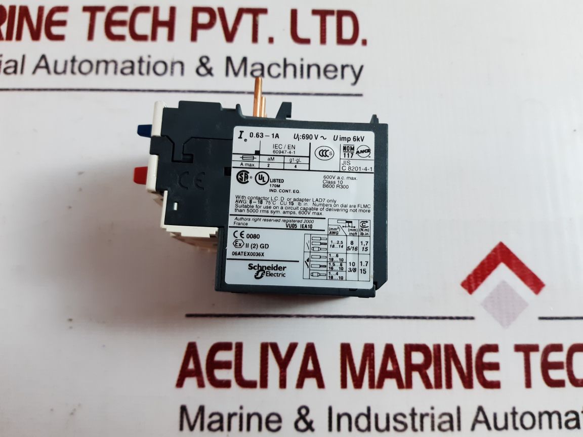 Telemecanique/Schneider Lrd 05 Relay 0.63-1A