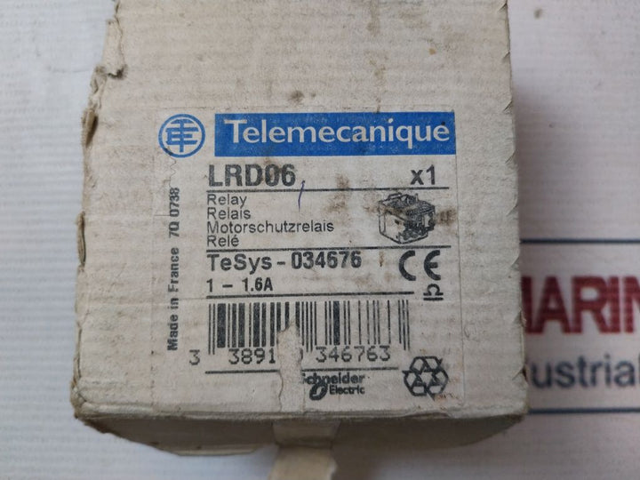 Telemecanique Lrd 06 Thermal Overload Relay