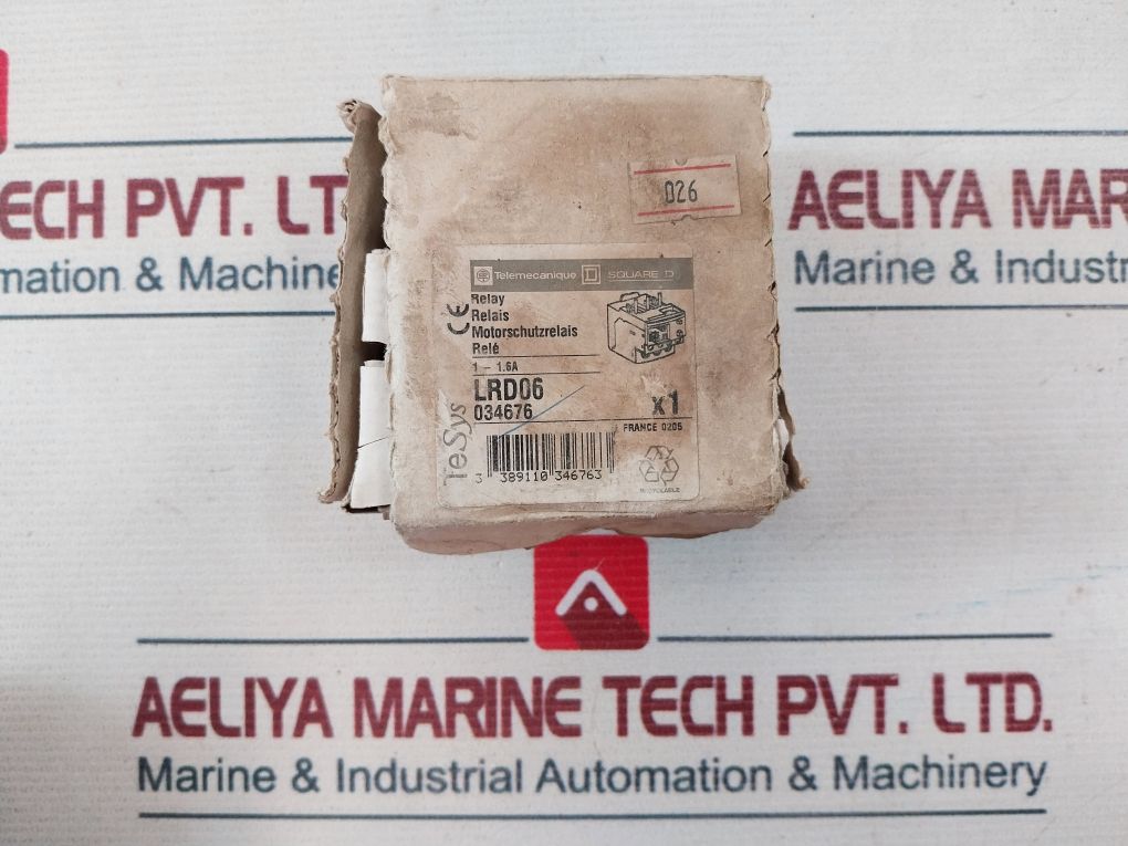 Telemecanique Lrd 06 Thermal Overload Relay 1-1.6A