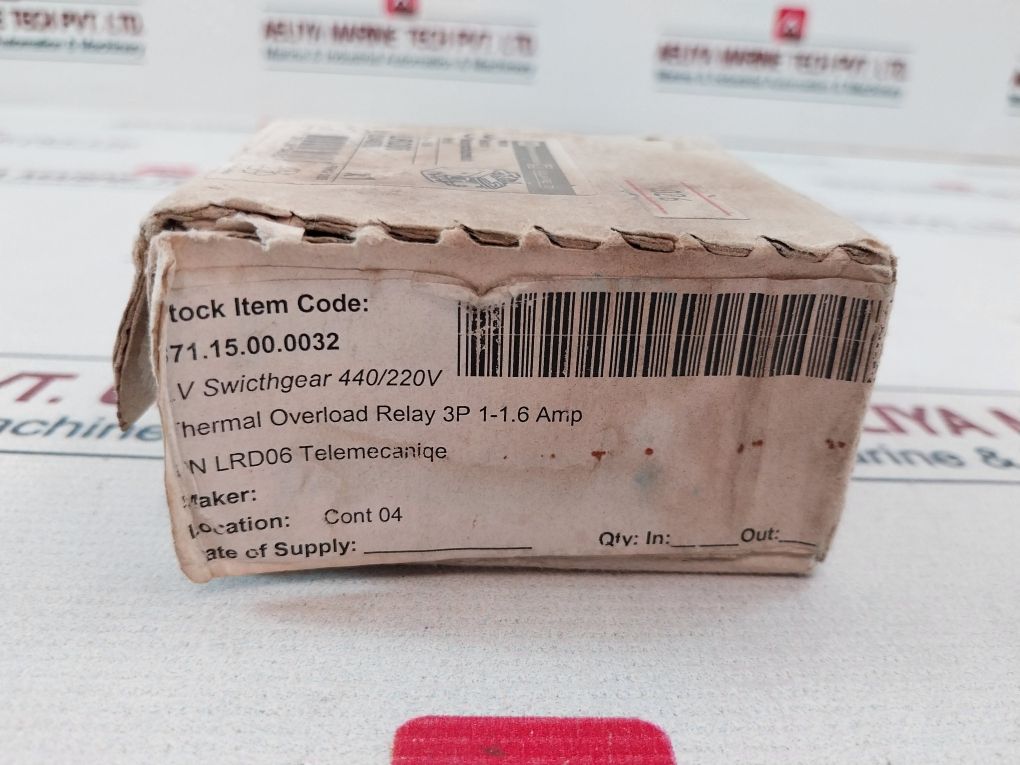 Telemecanique Lrd 06 Thermal Overload Relay 1-1.6A