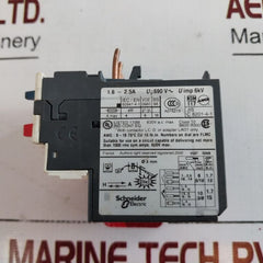 Telemecanique Lrd 07 Overload Relay 1.6-2.5A