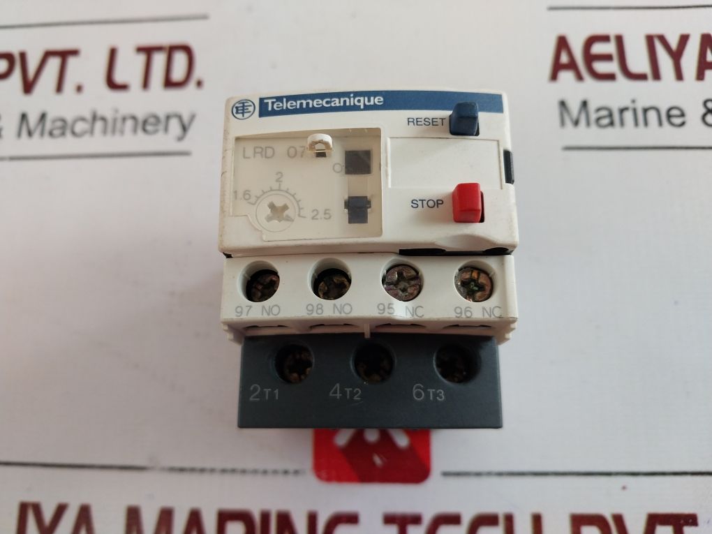 Telemecanique Lrd 07 Overload Relay 1.6-2.5A