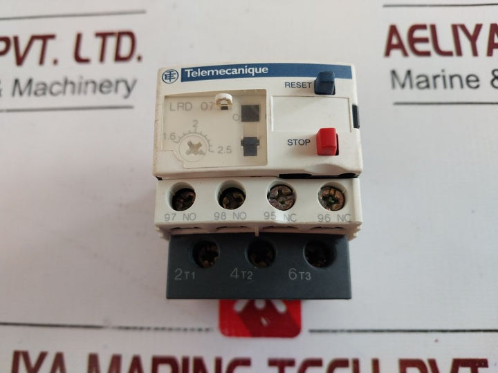 Telemecanique Lrd 07 Overload Relay 1.6-2.5A