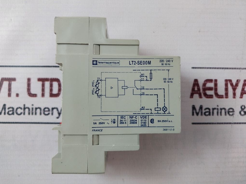 Telemecanique Lt2-se00M Thermistor Protection Relay 8A