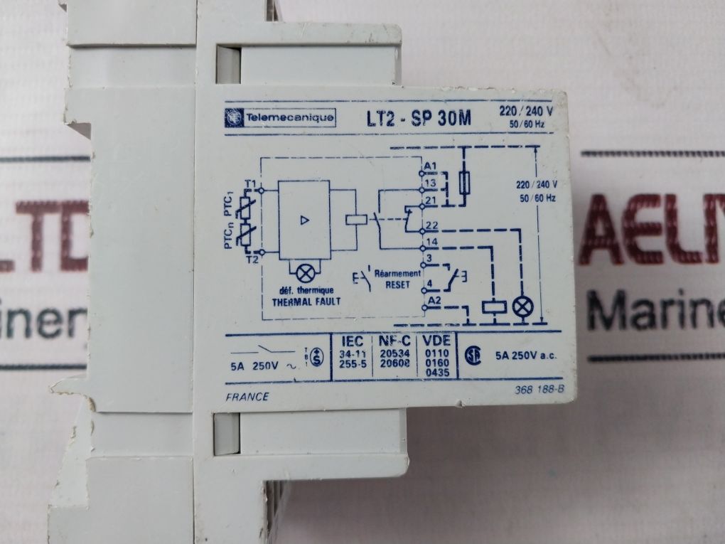 Telemecanique Lt2-sp30M Thermistor Protection Relay