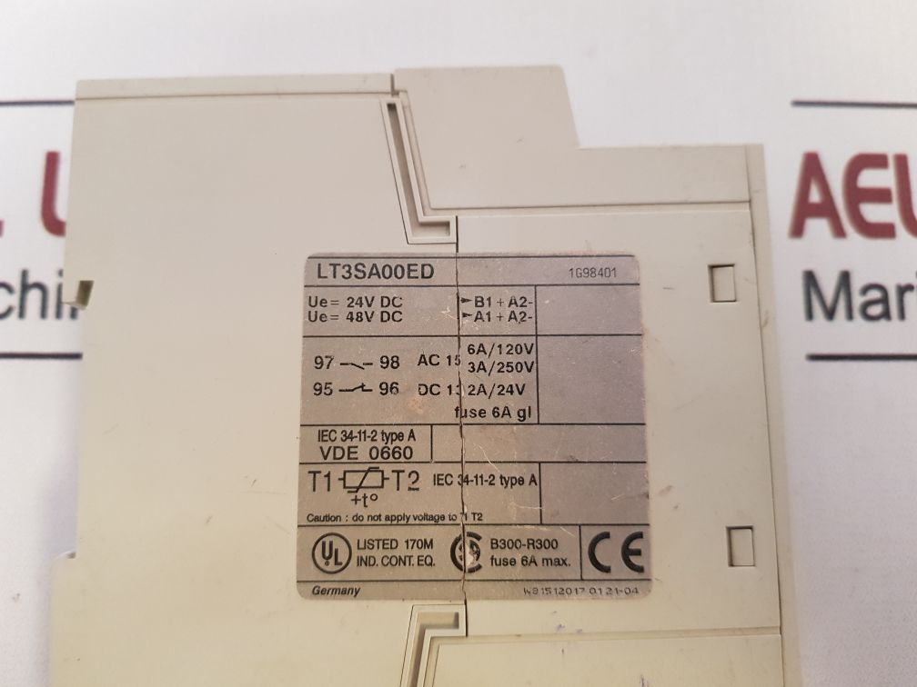 Telemecanique Lt3Sa00Ed Thermistor Protection Relay 24/48Vdc