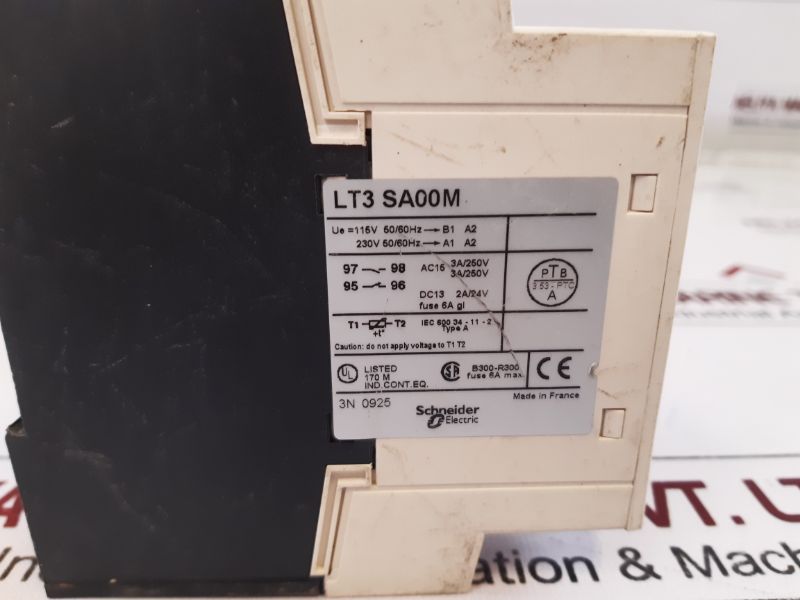 Telemecanique Lt3Sa00M Thermistor Protection Relay Lt3Sa

