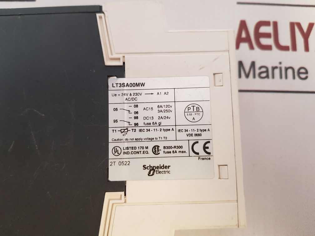 Schneider Electric Telemecanique Lt3Sa00Mw Ptc Thermistor Protection Relay