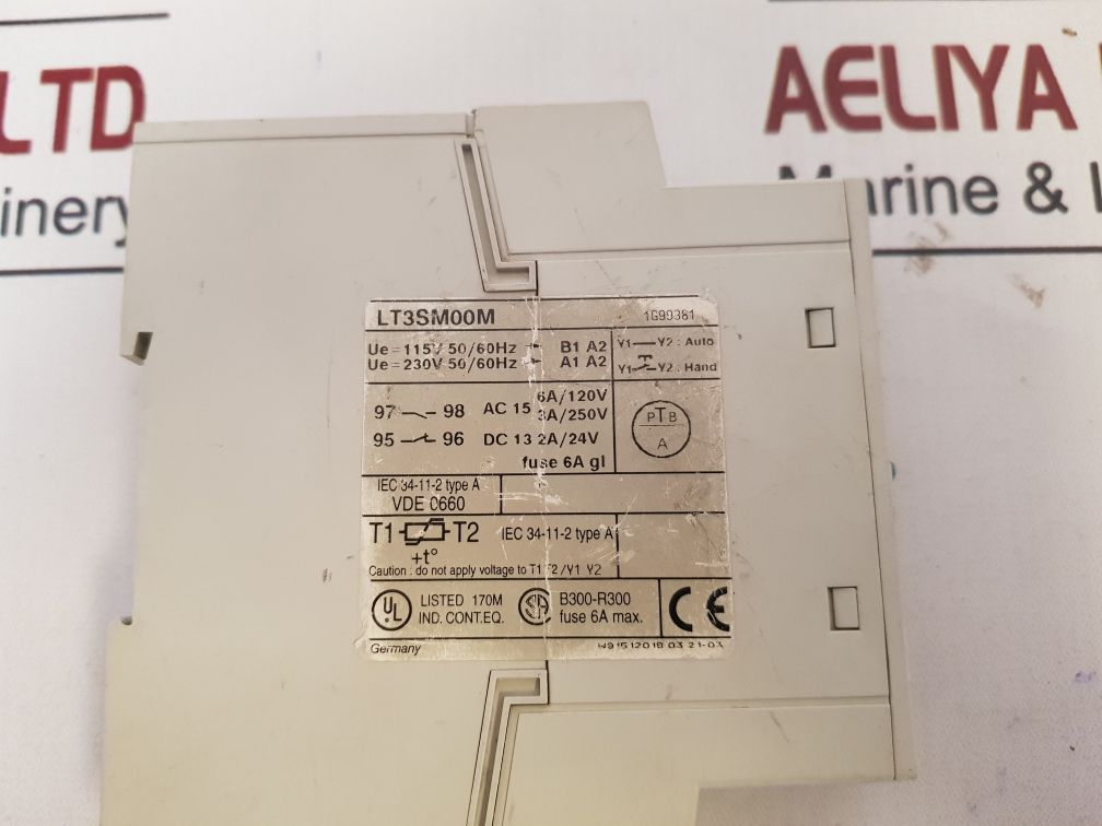 Telemecanique Lt3Sm00M Overload Relay 115-230V