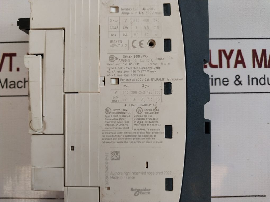 Telemecanique Luca 12Fu Motor Starter