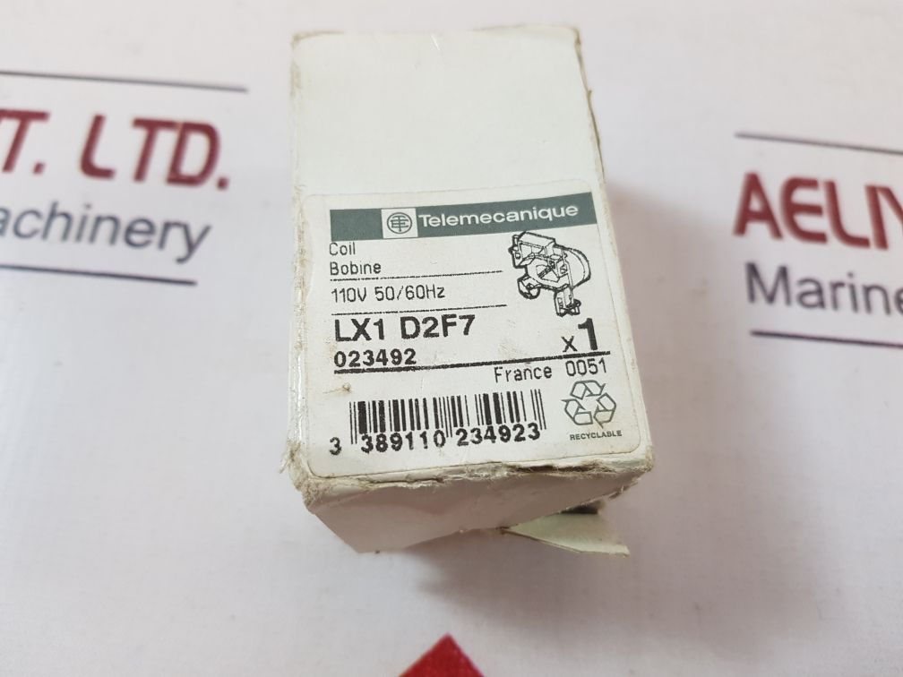 Telemecanique lx1 d2f7 contactor coil