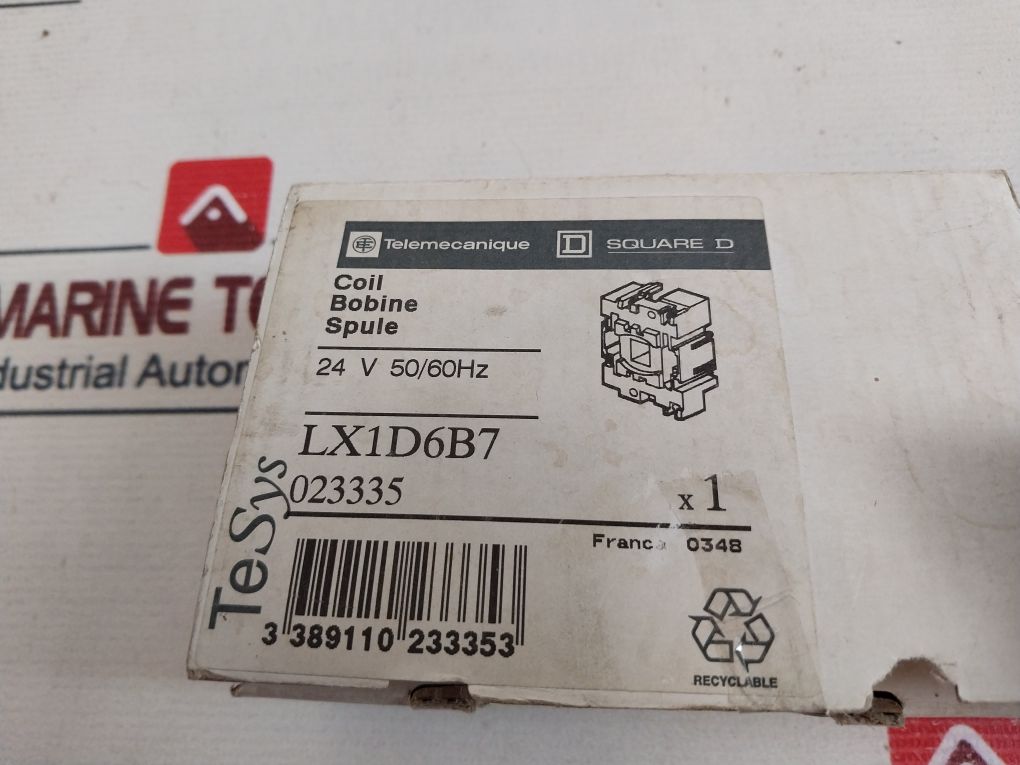 Telemecanique Lx1 D6 B7 Coil For Contactor