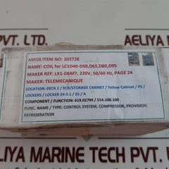 Telemecanique Lx1 D6 M7 Contactor Coil