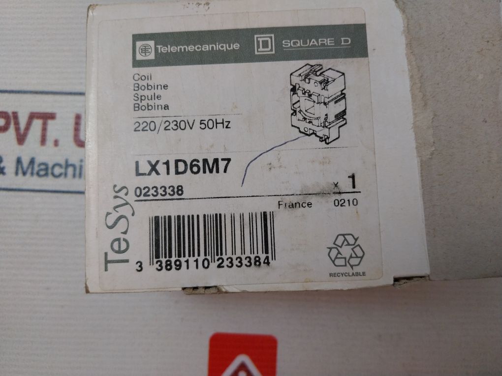 Telemecanique Lx1 D6 M7 Replacement Contactor Coil