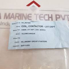 Telemecanique Lx1 D6P7 Contactor Coil