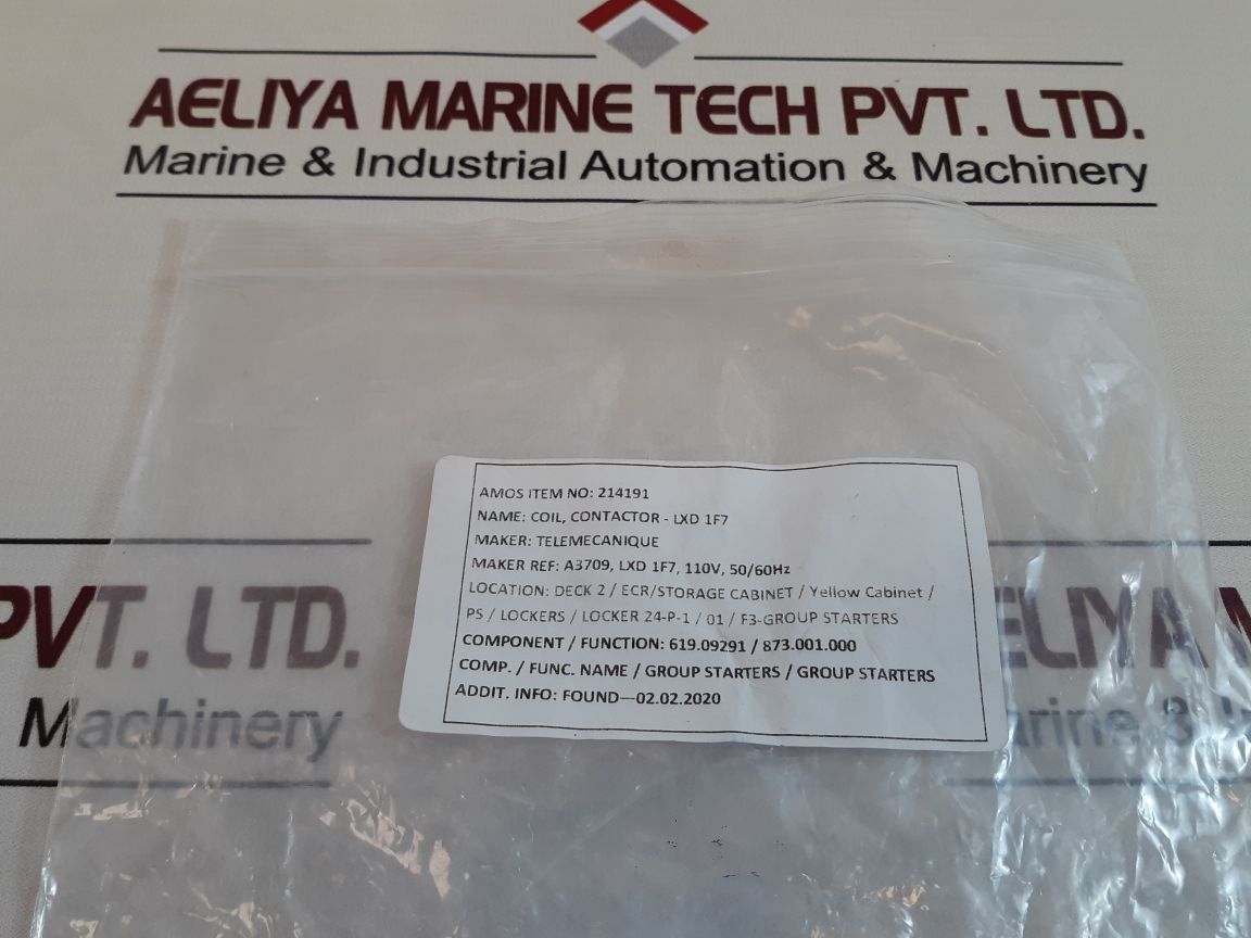 Telemecanique Lxd 1F7 Contactor Coil