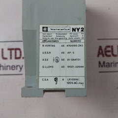 Telemecanique Ny2 B11 Safety Barrier Relay 120V Ac