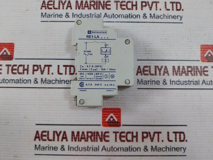 Telemecanique Re1-la001 Timer Relay Delay-on 0.1-3 Sec