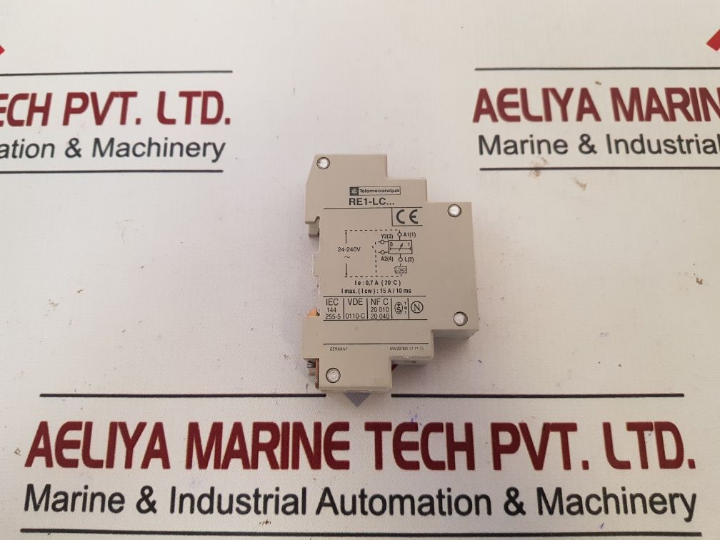 Telemecanique Re1 Lc012 Time Delay Relay 1-30 Sec.