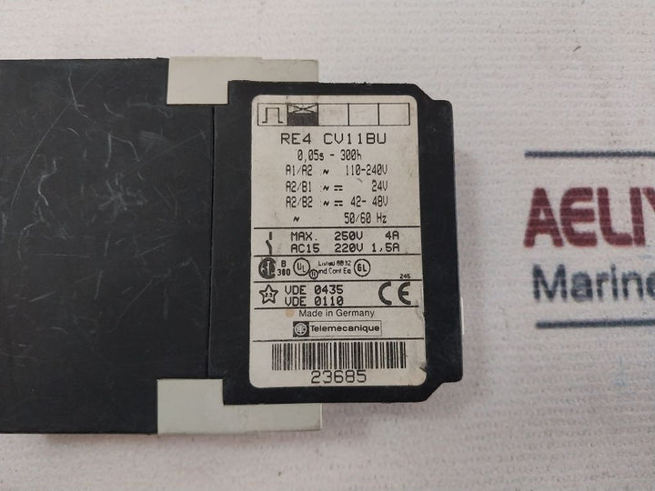 Telemecanique Re4 Cv11Bu Time Relay Delay