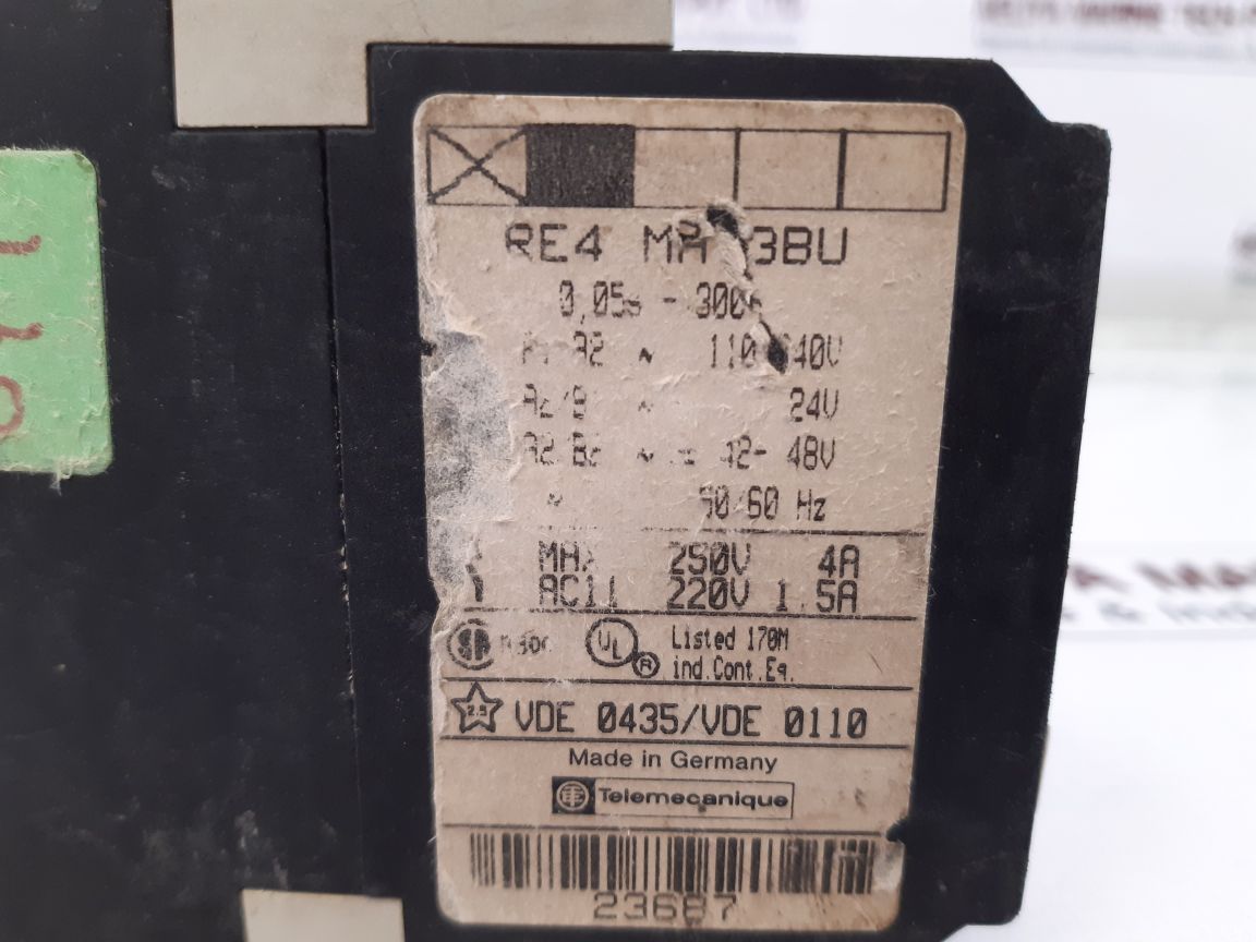 Telemecanique Re4 Ma13Bu Time Delay 0,05S-300H
