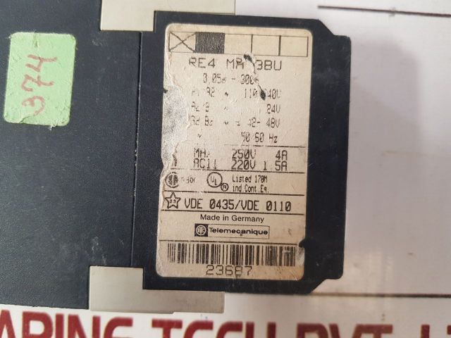 Telemecanique Re4 Ma13Bu Time Delay 0,05S-300H
